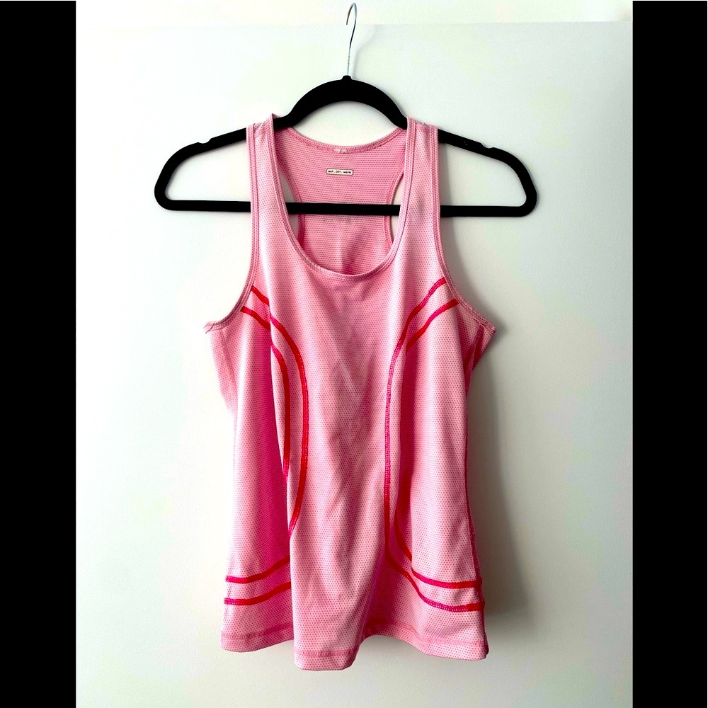 LULULEMON PINK RACERBACK MUSCLE TANK
